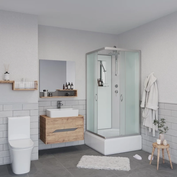 душевая кабина niagara classic 90x90 ng-1108-14bkt без гидромассажа