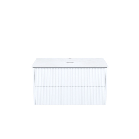 тумба подвесная со столешницей iddis aiger 80 см, белый (aig80w0i95k)
