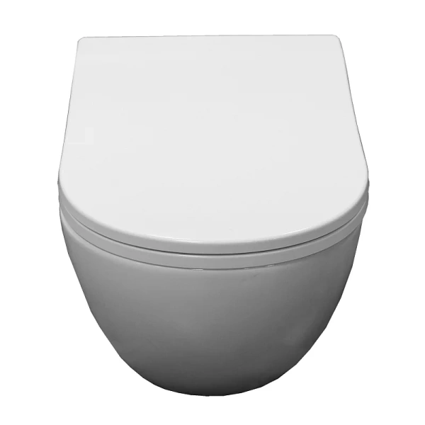 унитаз azario etera az-118e-uq3 подвесной, безободковый, с сиденьем микролифт, слив "торнадо", 52x36x36 см, белый