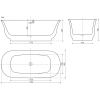 акриловая ванна sancos viva 170x80 fb08 без гидромассажа