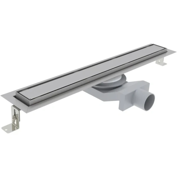 душевой трап (лоток) plumberia selection in-tile pst100mt 95,8 см, с решеткой, 2 в 1 под плитку, нержавеющая сталь
