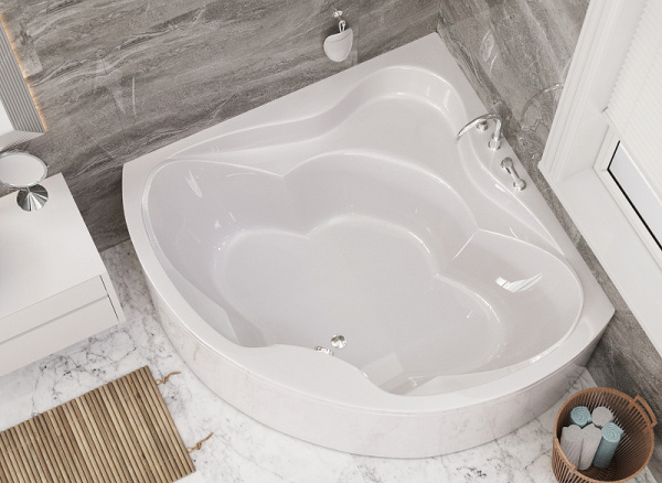 акриловая ванна whitecross konsul 150x150 0110.150150.100 без гидромассажа
