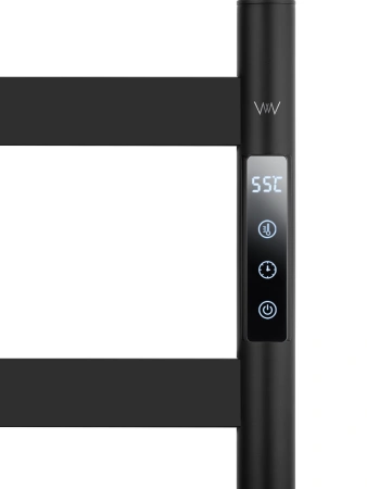 полотенцесушитель электрический напольный wonzon & woghand essen, черный матовый (ww-a406-mb)