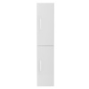 Шкаф пенал BelBagno Aurora 33 L AURORA-1600-2A-SC-BL-P-L подвесной Bianco Lucido без ручек