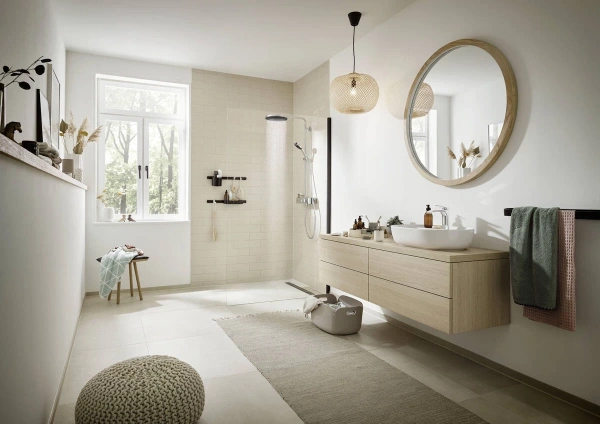 душевая система hansgrohe pulsify showerpipe 260 1jet ecosmart 24221000