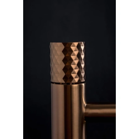 смеситель для раковины boheme stick diamond 121-brb бронза матовая