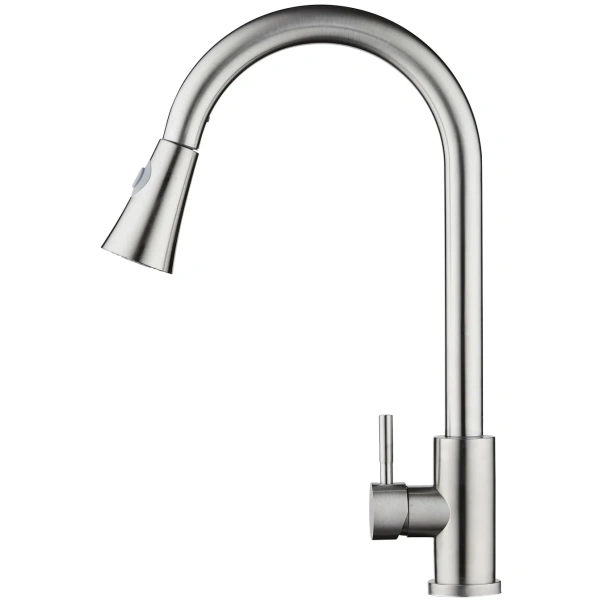 смеситель для кухни orange steel m99-120st