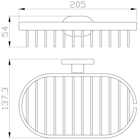 полка для ванной wonzon & woghand ww-8424-lg 20,5 см, золотой