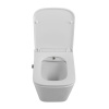 унитаз биде подвесной belbagno due bb3103chr-bs/sc, с сиденьем микролифт, цвет белый