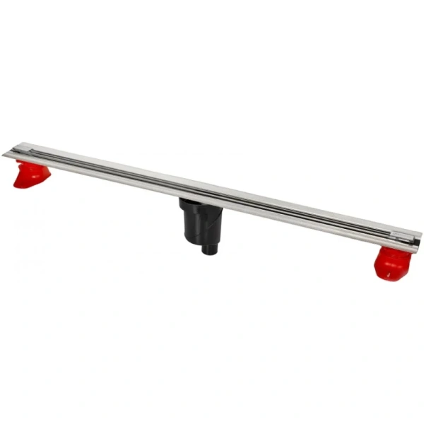 душевой лоток berges super slim 1200 090084 с решеткой хром матовый