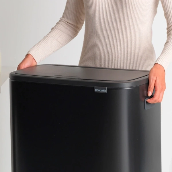 Мусорное ведро Brabantia Bo Touch Bin 223020 60 л, черное