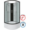 душевая кабина niagara classic 80х80 ng-6707-14bk без гидромассажа