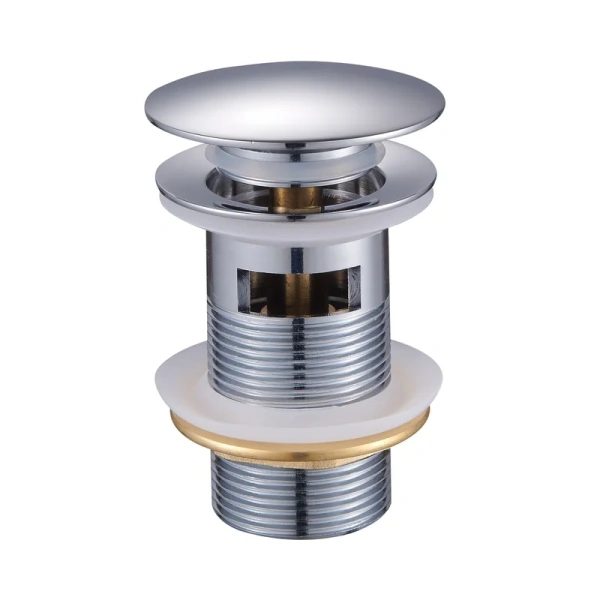 Донный клапан Raglo R600 R600.03 для раковины, с переливом, хром