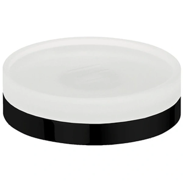 Мыльница настольная Colombo Design Mini B5240.NM-VAN, чёрный матовый|матовое стекло