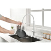 смеситель для кухни с подключением к фильтру paulmark gravity gr213188-431 белый