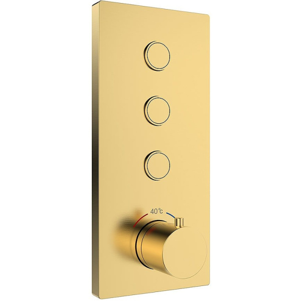 душевая система vincea vsfw-433t1bg с термостатом брашированное золото