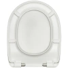 сиденье для унитаза roca debba round zru9307607 с микролифтом, белый