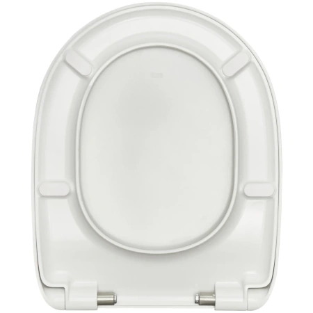 сиденье для унитаза roca debba round zru9307607 с микролифтом, белый