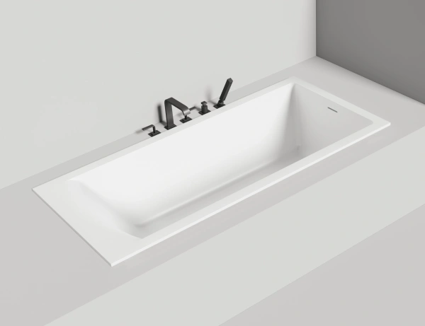 salini salini cascata kit встраиваемая ванна 180х80х60см, донный клапан, материал: s-sense, цвет: белый глянцевый