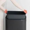 мусорное ведро brabantia bo touch bin 223020 60 л, черное