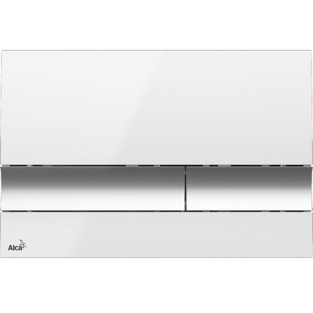 Кнопка для инсталляции AlcaPlast Basic M1720-1 цвет белый