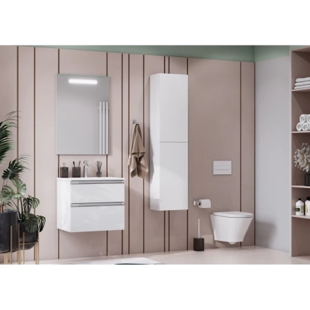 тумба белый глянец 58,5 см roca the gap a857397806