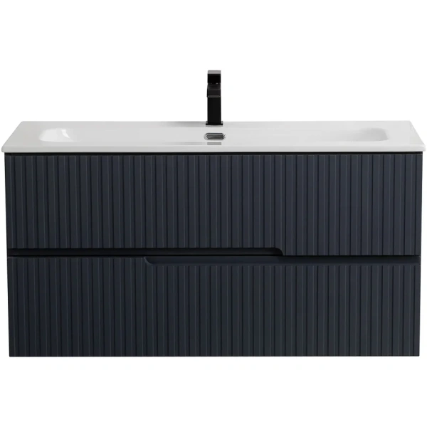 тумба под раковину cezares duet-n 100 duet-n-1000-2c-so-gr-p подвесная grafito