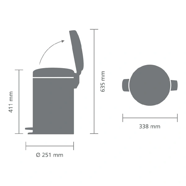 Мусорное ведро Brabantia NewIcon 113680