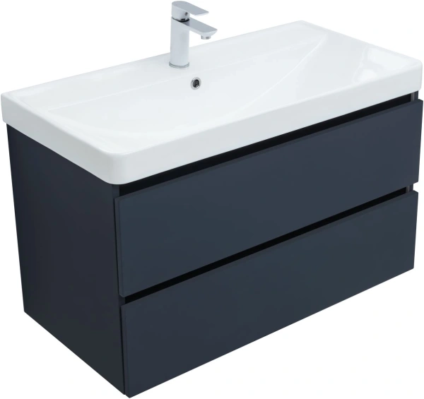 тумба под раковину aquanet вега 2.0 00337950 89x45.8 см, маренго