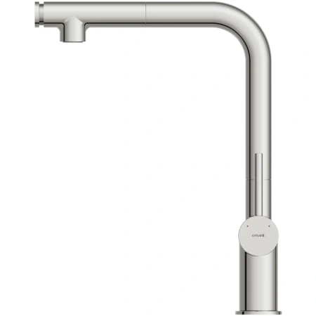 смеситель для кухни cersanit flavis a64843 с выдвижным изливом, хром