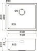 мойка кухонная omoikiri tadzava 49-u/i-in ultra 15 нержавеющая сталь
