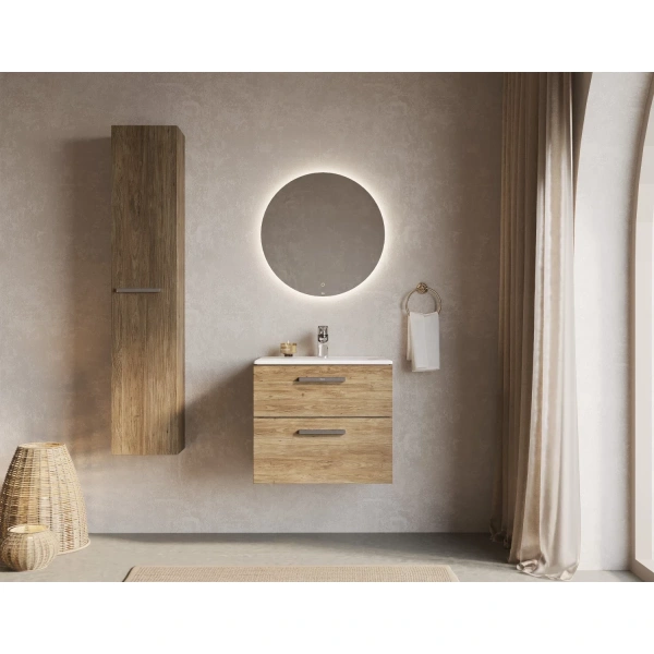 пенал roca victoria a857564517 подвесной l/r, орех