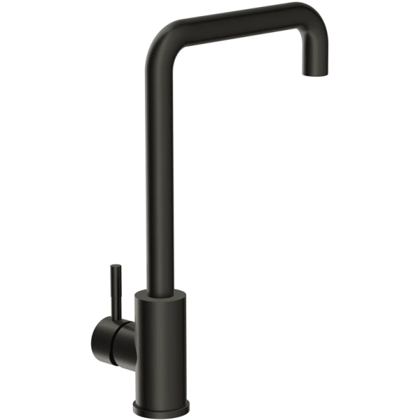 смеситель для кухни cersanit como a68246 черный матовый