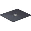 поддон для душевой кабинки из искусственного камня allen brau priority 100x100 8.31005-am антрацит