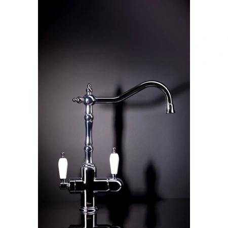 смеситель для кухни boheme tradizionale chromo 113 хром