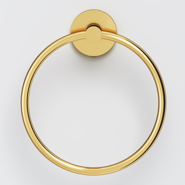 Полотенцедержатель Am.Pm X-Joy A85A34499, кольцо, цвет золото Полотенцедержатель Am.Pm X-Joy A85A34499, кольцо, цвет золото