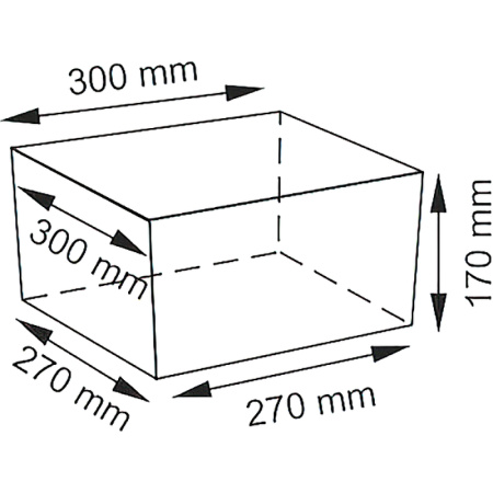 корзина для аксессуаров wasserkraft alme wb-150-m цвет темно-коричневая