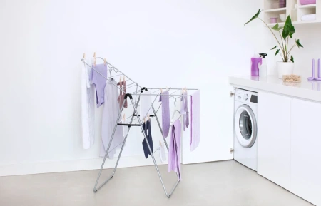 сушилка для белья brabantia hangon 403361 серый металлик