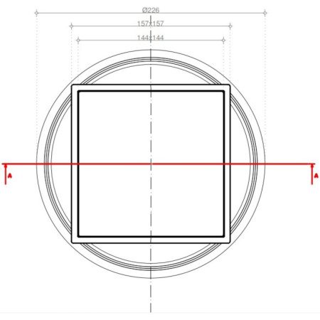 душевой трап 144x144/50 мм pestan confluo standard plate 4 13702559 2 в 1 с основой под плитку