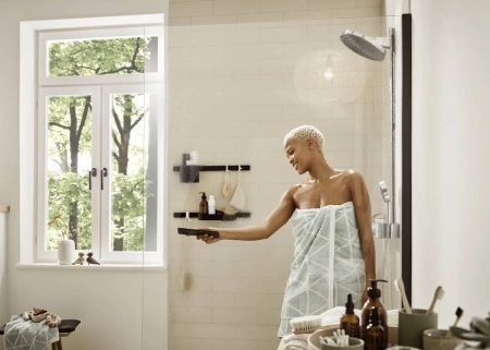душевая система hansgrohe pulsify showerpipe 260 2jet ecosmart 24241000