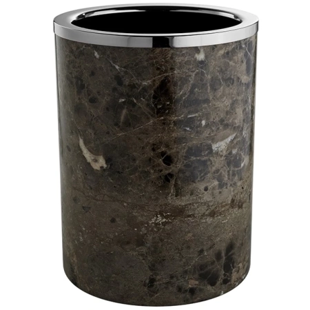 Ведро для мусора 3SC PALACE PA65AEMSL, цвет мрамор | хром