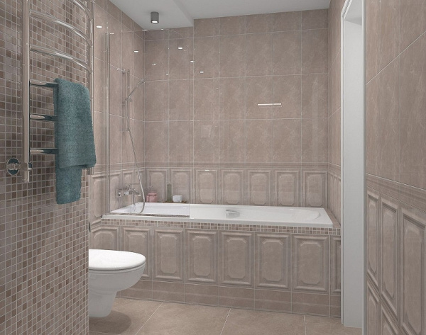 Керамическая плитка Kerama Marazzi Гран Пале беж 6341 настенная 25х40 см