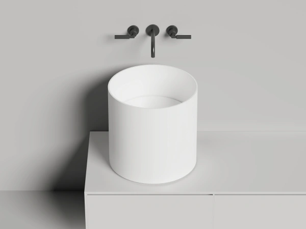 накладная раковина salini armonia round 03 130413g белый