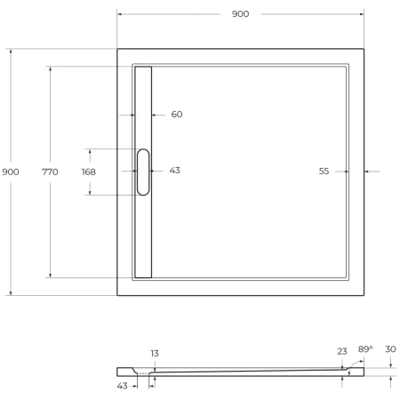 душевой поддон из искусственного камня cezares tray as 90x90 tray-as-a-90-30-w белый душевой поддон из искусственного камня cezares tray as 90x90 tray-as-a-90-30-w белый