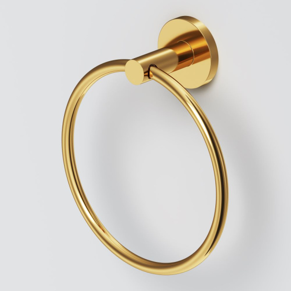 Полотенцедержатель Am.Pm X-Joy A85A34499, кольцо, цвет золото Полотенцедержатель Am.Pm X-Joy A85A34499, кольцо, цвет золото