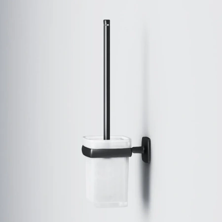 ёршик для унитаза am.pm gem a9033422 настеный, белый | хром