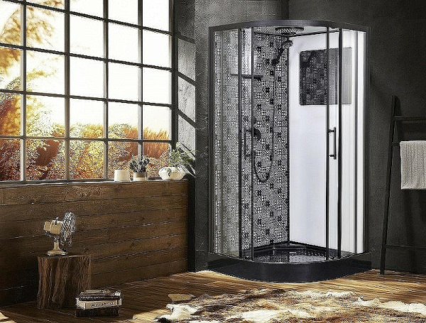 душевая кабина esbano esb-100cr 100x100 eskbb100cr без гидромассажа