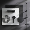 душевая система am.pm x-joy f0785a622 черная матовая