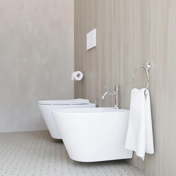 смеситель aqueduto cano can0500 для биде, без донного клапана, хром