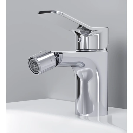 смеситель am.pm x-joy f85a83100 для биде, с донным клапаном, хром